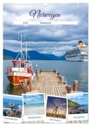 Cover-Bild zum Titel 'Norwegen - Reiseplaner (Wandkalender 2025 DIN A3 hoch), CALVENDO Monatskalender' von 'Nina Schwarze'
