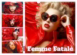 Cover-Bild zum Titel 'Femme Fatale. Portraits. Starke und schöne Frauen (Wandkalender 2026 DIN A3 quer), CALVENDO Monatskalender' von 'Rose Hurley'