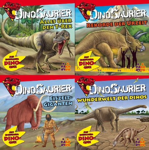 Dinosaurier. Minibuch 4er-Set - 