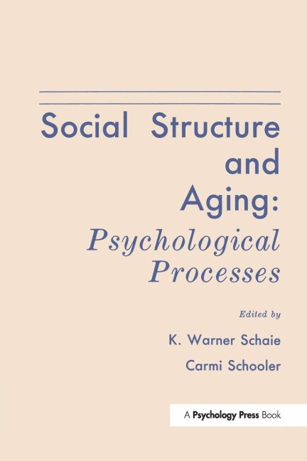 Social Structure and Aging - 