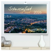 Cover-Bild zum Titel 'Schweinfurt ist bunt (hochwertiger Premium Wandkalender 2026 DIN A2 quer), Kunstdruck in Hochglanz' von 'Olaf Herm'