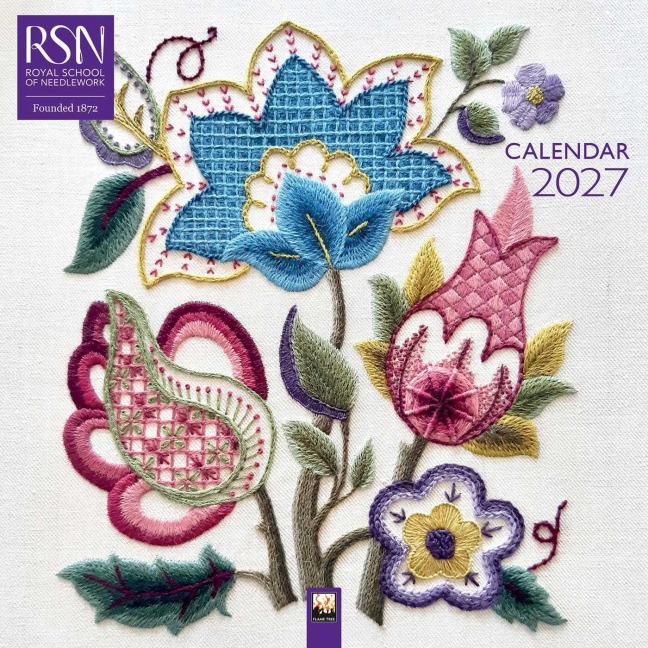 Royal School of Needlework 2027 - Original Flame Tree Publishing-Kalender [Kalender] - Tree Flame