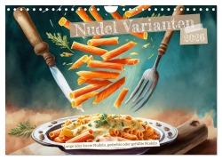 Cover-Bild zum Titel 'Nudel Varianten (Wandkalender 2026 DIN A4 quer), CALVENDO Monatskalender' von 'Marlise Gaudig'
