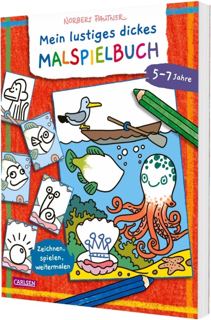 Mein lustiges dickes Malspielbuch - Norbert Pautner