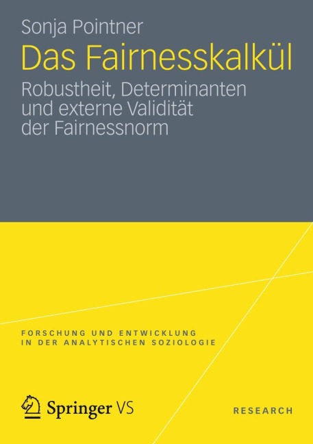 Das Fairnesskalkül - Sonja Pointner