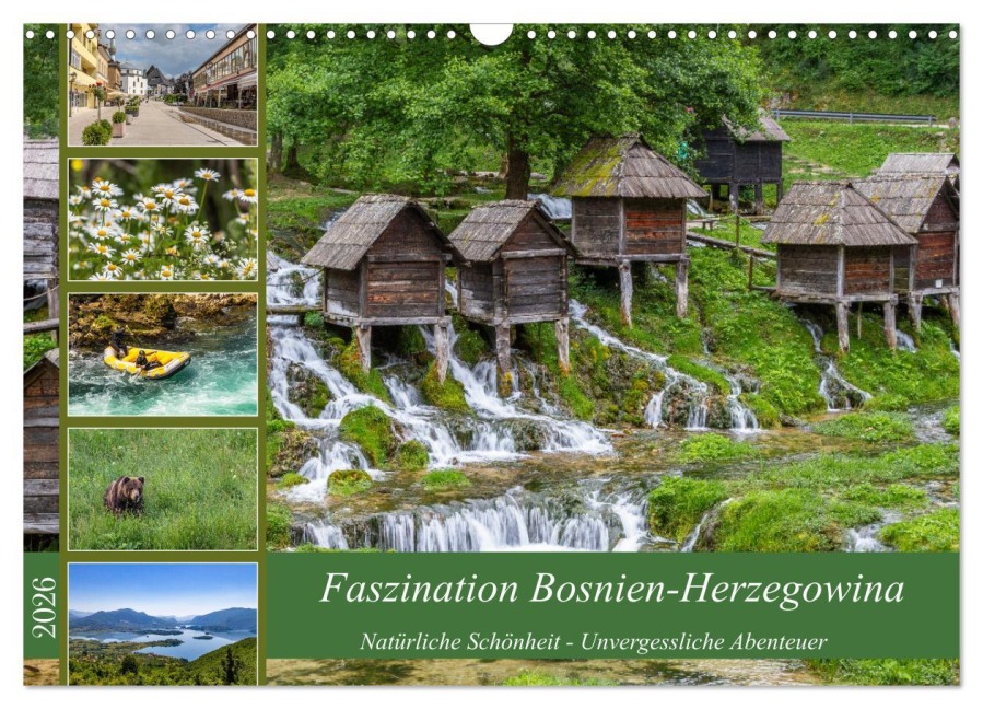 Faszination Bosnien-Herzegowina (Wandkalender 2026 DIN A3 quer), CALVENDO Monatskalender - Ursula Di Chito