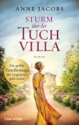 Cover-Bild zum Titel 'Sturm über der Tuchvilla' von 'Anne Jacobs'