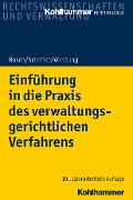 Cover-Bild zum Titel 'Einführung in die Praxis des verwaltungsgerichtlichen Verfahrens' von 'Rolf R. Vondung, Ute Vondung'