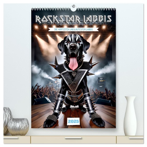 Rockstar Labbi (hochwertiger Premium Wandkalender 2025 DIN A2 hoch), Kunstdruck in Hochglanz - Tim Alberts