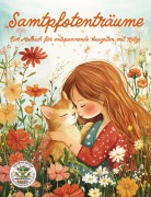Cover-Bild zum Titel 'Samtpfotenträume - Ein Malbuch für entspannende Auszeiten mit Katze' von 'Nanja Holland'