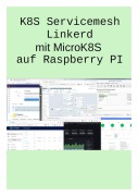 Cover-Bild zum Titel 'K8S Servicemesh Linkerd mit MicroK8S auf Raspberry PI' von 'Alfred Sabitzer'
