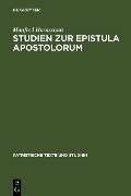 Studien zur Epistula Apostolorum - Manfred Hornschuh