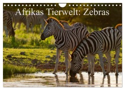 Cover-Bild zum Titel 'Afrikas Tierwelt: Zebras (Wandkalender 2026 DIN A4 quer), CALVENDO Monatskalender' von 'Michael Voß'