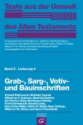Cover-Bild zum Titel 'Grab-,  Sarg-, Votiv- und Bauinschriften' von 'Christel Butterweck, Karl Hecker, Hans P. Roschinski, Frank Kammerzell, Heike Sternberg-El Hotabi'