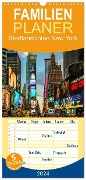 Familienplaner 2024 - Stadtansichten New York mit 5 Spalten (Wandkalender, 21 x 45 cm) CALVENDO - Dirk Meutzner