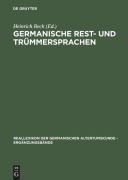 Cover-Bild zum Titel 'Germanische Rest- und Trümmersprachen' von ''