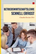 Cover-Bild zum Titel 'Betriebswirtschaftslehre - Schnell erfasst' von 'Claudia Kocian-Dirr'