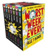 Cover-Bild zum Titel 'Worst Week Ever im Taschenbuch-Schuber (Bd. 1-7)' von 'Matt Cosgrove, Eva Amores'