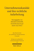 Cover-Bild zum Titel 'Unternehmensskandale und ihre rechtliche Aufarbeitung' von ''