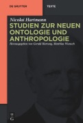 Cover-Bild zum Titel 'Studien zur Neuen Ontologie und Anthropologie' von 'Nicolai Hartmann'