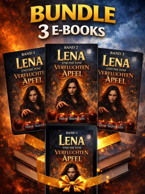 Lena und die fünf verfluchten Äpfel(bundles) (Band 1,2,3) - Helene Sturmlicht