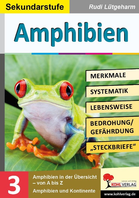 Amphibien - Merkmale, Lebensraum, Systematik - Rudi Lütgeharm