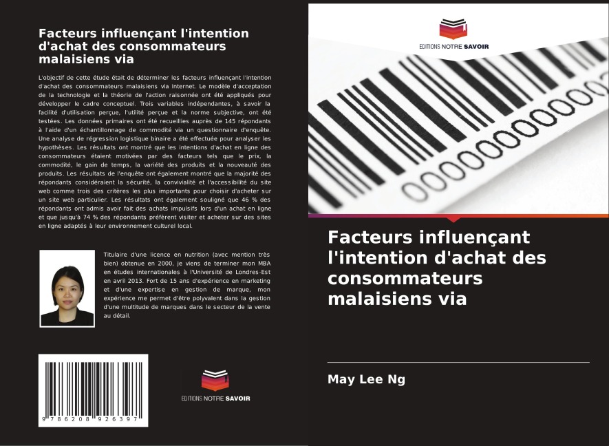 Facteurs influençant l'intention d'achat des consommateurs malaisiens via - May Lee Ng