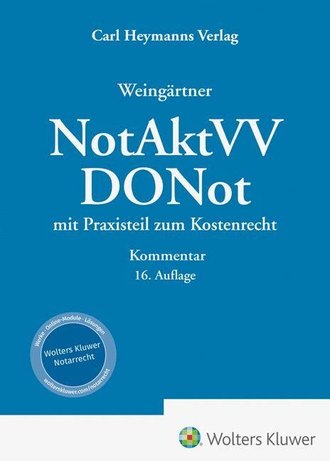 Weingärtner, NotAktVV / DONot-Kommentar - Matthias Frohn, Stefan Ulrich, Klaus Sommerfeldt, Melanie Sommerfeldt, Sebastian Löffler