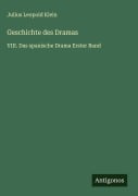Cover-Bild zum Titel 'Geschichte des Dramas' von 'Julius Leopold Klein'