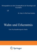 Cover-Bild zum Titel 'Wahn und Erkenntnis' von 'Paul Schilder'