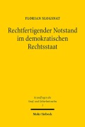 Cover-Bild zum Titel 'Rechtfertigender Notstand im demokratischen Rechtsstaat' von 'Florian Slogsnat'