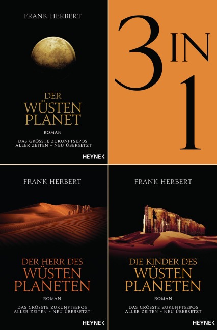 Der Wüstenplanet Band 1-3: Der Wüstenplanet / Der Herr des Wüstenplaneten / Die Kinder des Wüstenplaneten (3in1-Bundle) - Frank Herbert