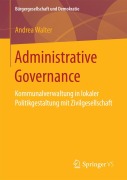 Cover-Bild zum Titel 'Administrative Governance' von 'Andrea Walter'