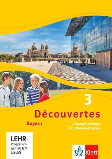 Découvertes 3. Ausgabe Bayern. Übungssoftware mit Vokabeltrainer, Einzellizenz 3. Lernjahr - 