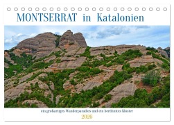 Cover-Bild zum Titel 'MONTSERRAT in Katalonien (Tischkalender 2026 DIN A5 quer), CALVENDO Monatskalender' von 'Ulrich Senff'
