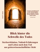 Cover-Bild zum Titel 'Blick hinter die Schwelle des Todes' von 'Josef F. Justen'