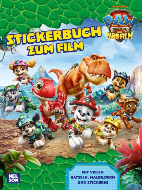 PAW Patrol Mitmachbuch: PAW Patrol - Der Dinofilm: Stickerbuch zum Film - 