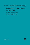 Cover-Bild zum Titel 'Autographen, Dokumente und Berichte' von ''