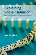 Cover-Bild zum Titel 'Explaining Social Behavior' von 'Jon Elster'