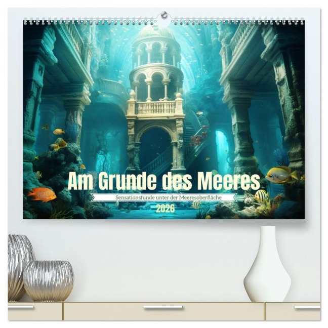 Am Grunde des Meeres (hochwertiger Premium Wandkalender 2026 DIN A2 quer), Kunstdruck in Hochglanz - Daniela Tapper