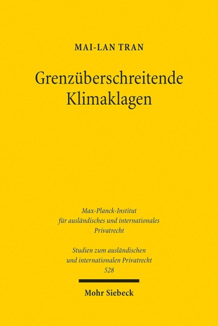 Grenzüberschreitende Klimaklagen - Mai-Lan Tran