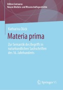Cover-Bild zum Titel 'Materia prima' von 'Katharina Dück'