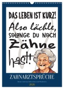 Cover-Bild zum Titel 'Zahnarztsprüche (Wandkalender 2026 DIN A3 hoch), CALVENDO Monatskalender' von 'Sabine Löwer'