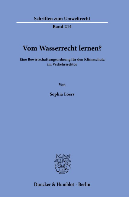 Vom Wasserrecht lernen? - Sophia Loers