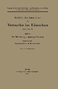 Cover-Bild zum Titel 'Berichte des Ausschusses für Versuche im Eisenbau Ausgabe B' von 'Na Kögler'
