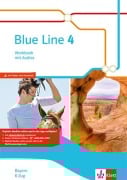 Cover-Bild zum Titel 'Blue Line 4 R-Zug. Ausgabe Bayern. Workbook mit Audio-CD Klasse 8' von ''
