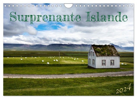 Surprenante Islande (Calendrier mural 2024 DIN A4 vertical), CALVENDO calendrier mensuel - Lidia Vanhamme