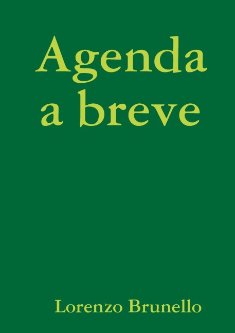 Agenda a breve - Lorenzo Brunello