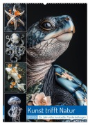 Cover-Bild zum Titel 'Kunst trifft Natur (Wandkalender 2026 DIN A2 hoch), CALVENDO Monatskalender' von 'Steffen Gierok-Latniak'