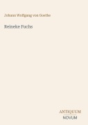 Cover-Bild zum Titel 'Reineke Fuchs' von 'Johann Wolfgang von Goethe'